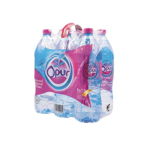 Eau Minérale O'PUR Palette de 6x1,5L