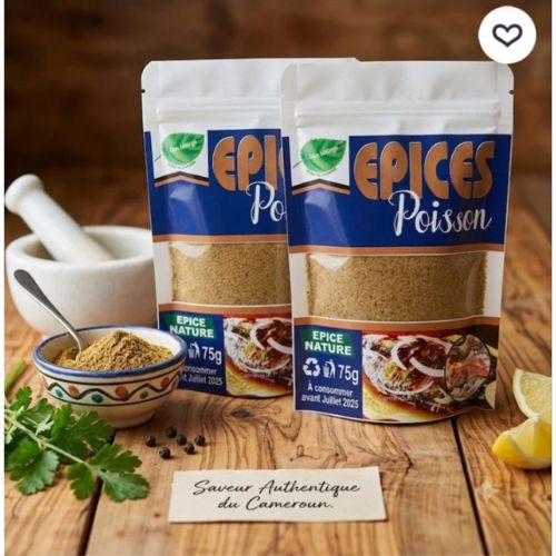 Epices Nature Moulue Assaisonnement de Poisson 75g