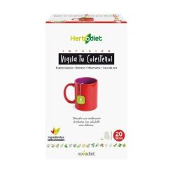 Tisane pour Cholesterol Herbodiet NOVADIET, 20 sachets