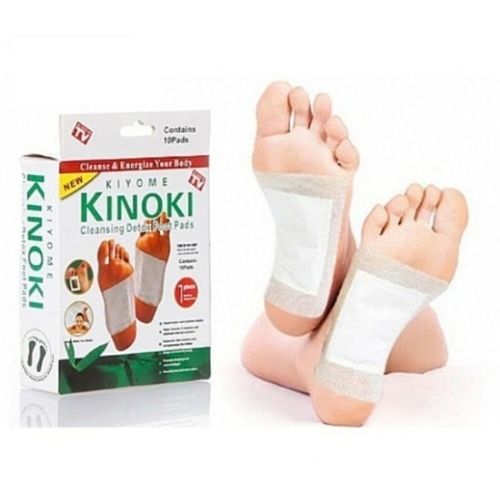 Patch detox pour la plante des pieds KINOKI, paquet de 10