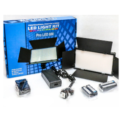 Kit d’Éclairage Professionnel Pro LED 800 Varicolor pour Photo et Vidéo